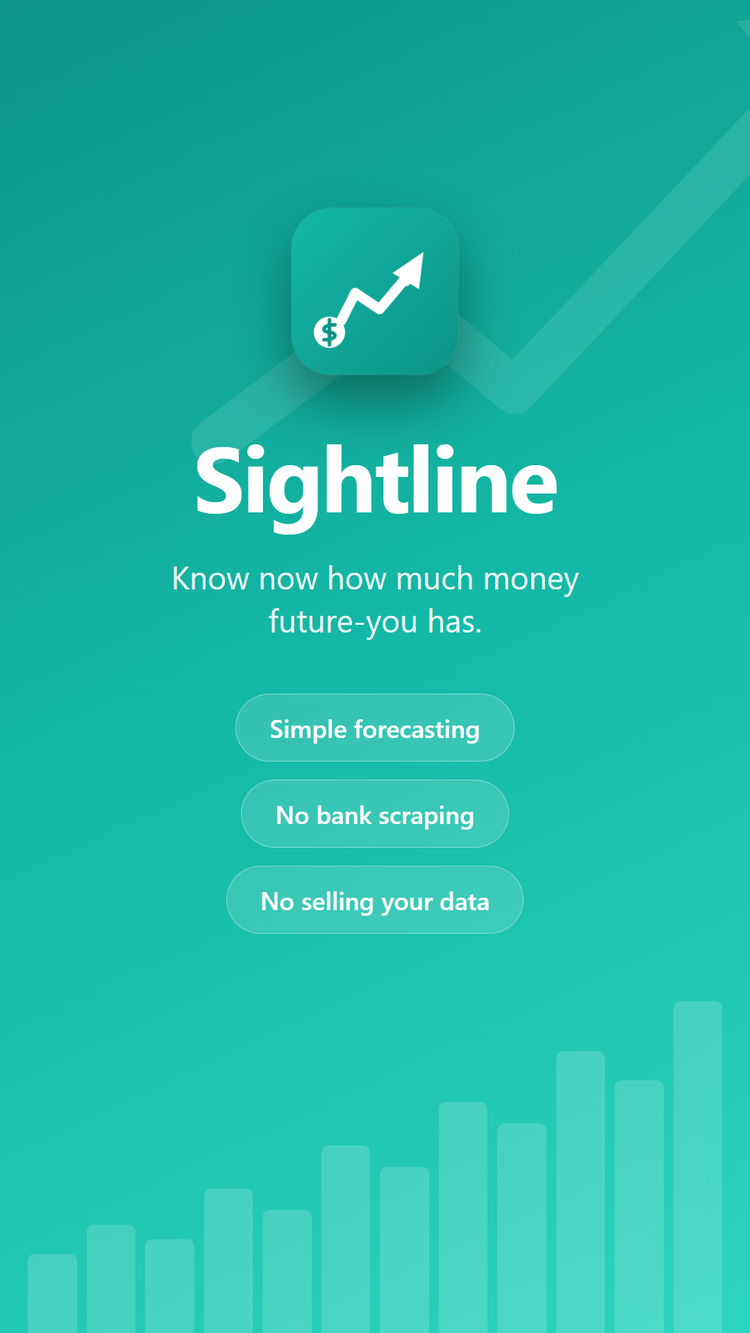 Sightline: Cash Flow Forecast app hero